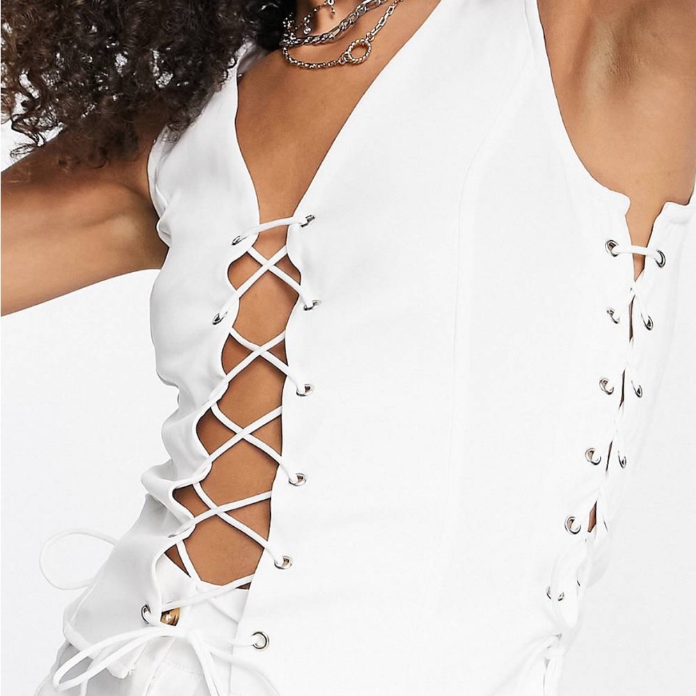 I Saw it first corset top